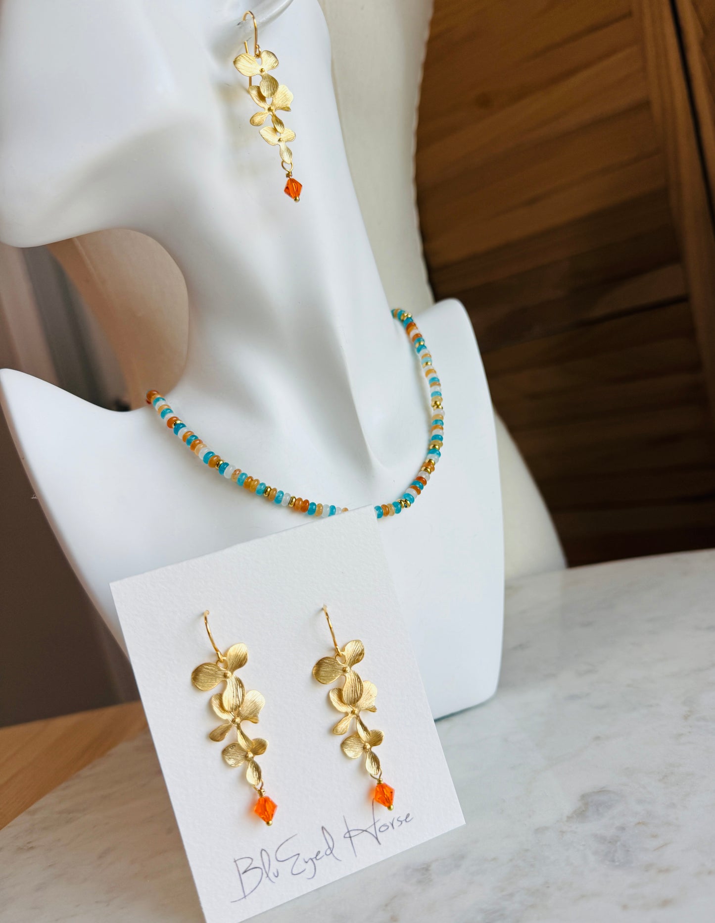 Saffron Earrings