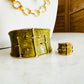 Green Cross Patina Ring
