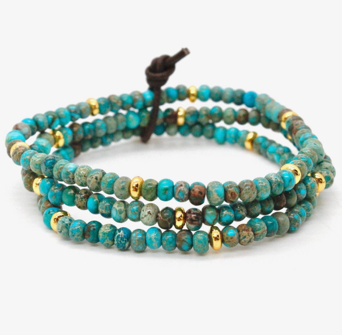 Turquoise Jasper Bracelet Set