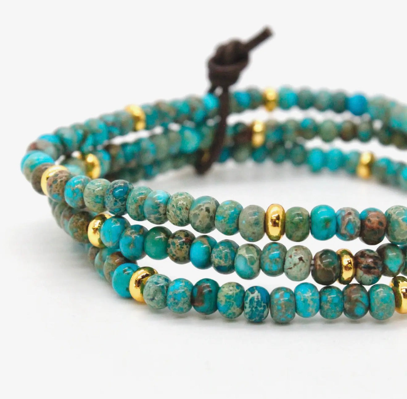 Turquoise Jasper Bracelet Set