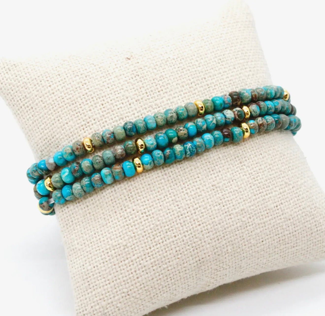 Turquoise Jasper Bracelet Set