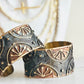 Rustic Sun Patina Cuff