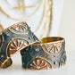 Rustic Sun Patina Cuff