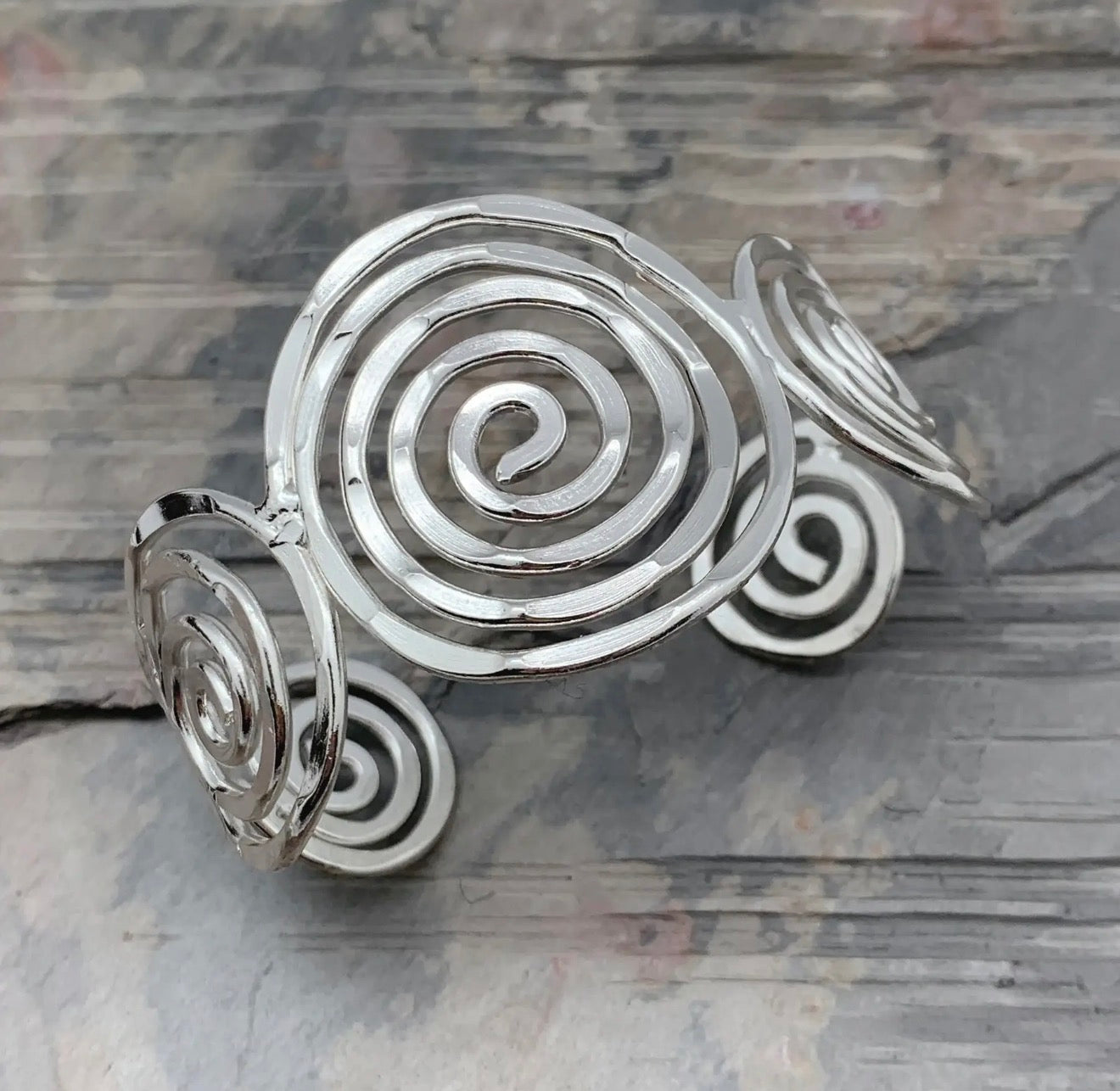 Spiral Cuff- Gold or Silver