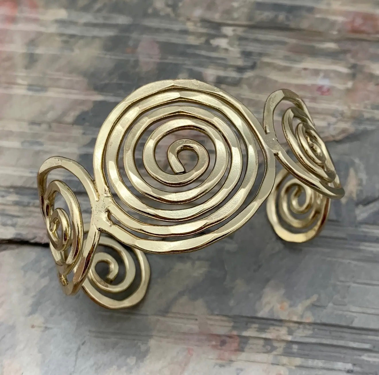 Spiral Cuff- Gold or Silver
