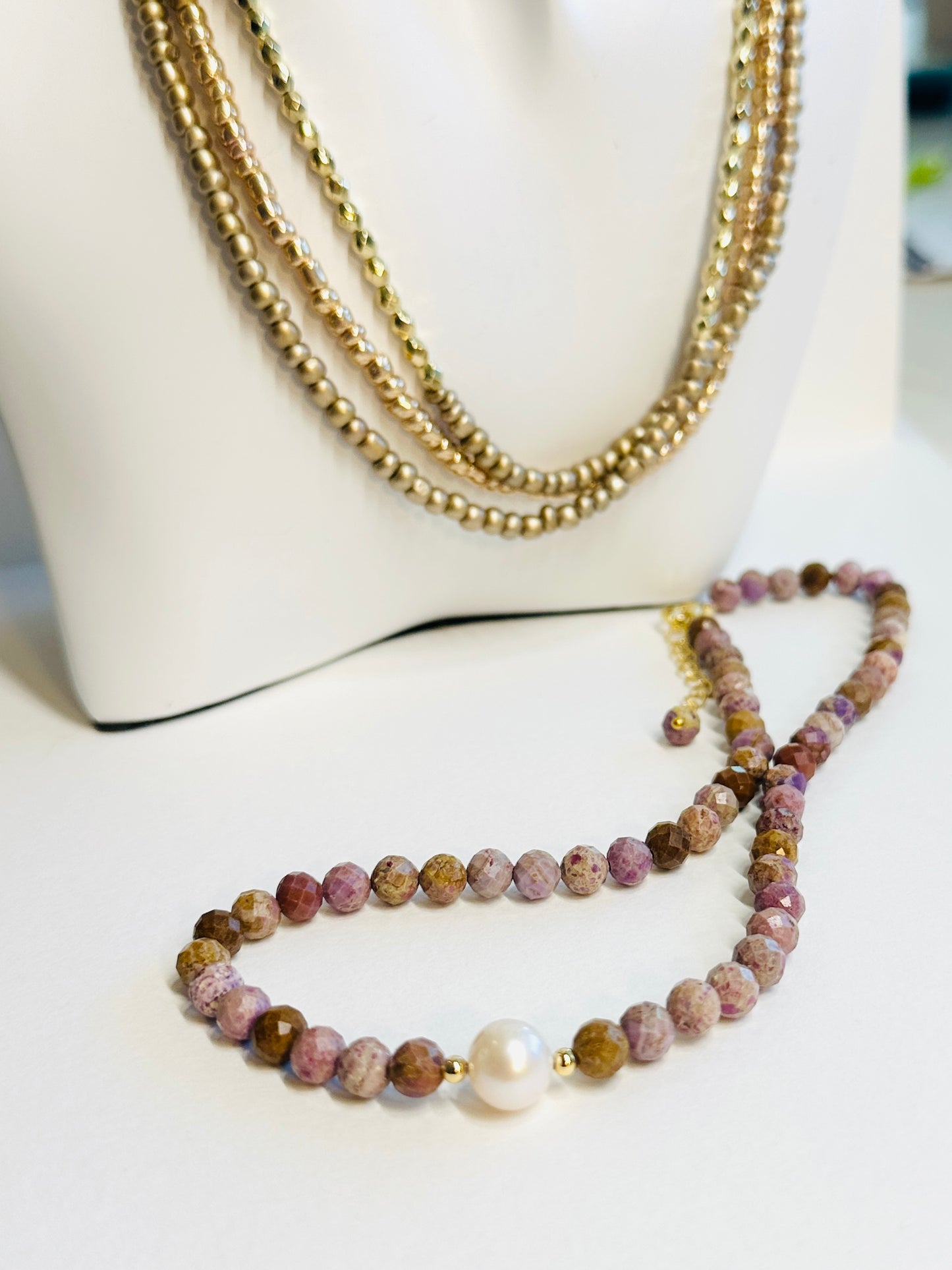 Lavender Jade Choker
