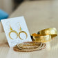 Beaded Wrap Necklace/Bracelet- Gold