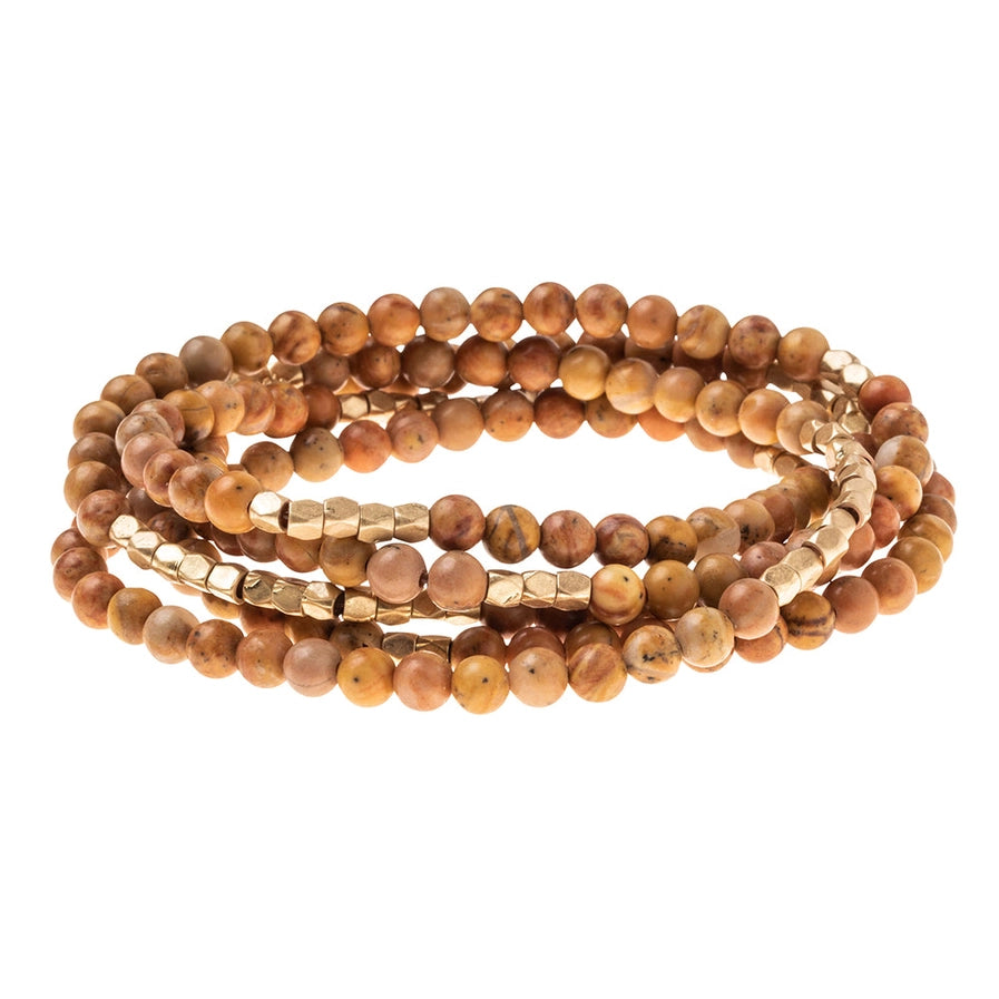 Natural Stone Wrap Bracelet