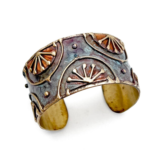 Rustic Sun Patina Cuff