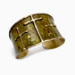Green Cross Patina Cuff