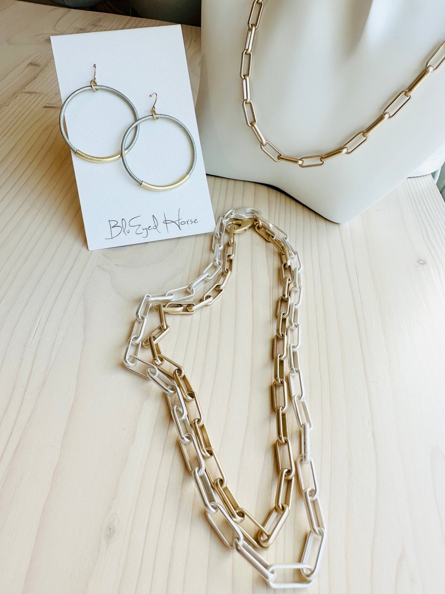 Dyan Necklace-Gunmetal