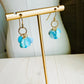 Gemstone Cluster Earrings-Turquoise