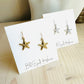 Starfish Earrings-Silver