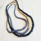 Beaded Wrap Necklace/Bracelet- Shade Mix