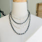 Dyan Necklace Handcrafted by BluEyed Horse in the USA on mannequin display