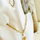 Landon Earrings-White Moonstone