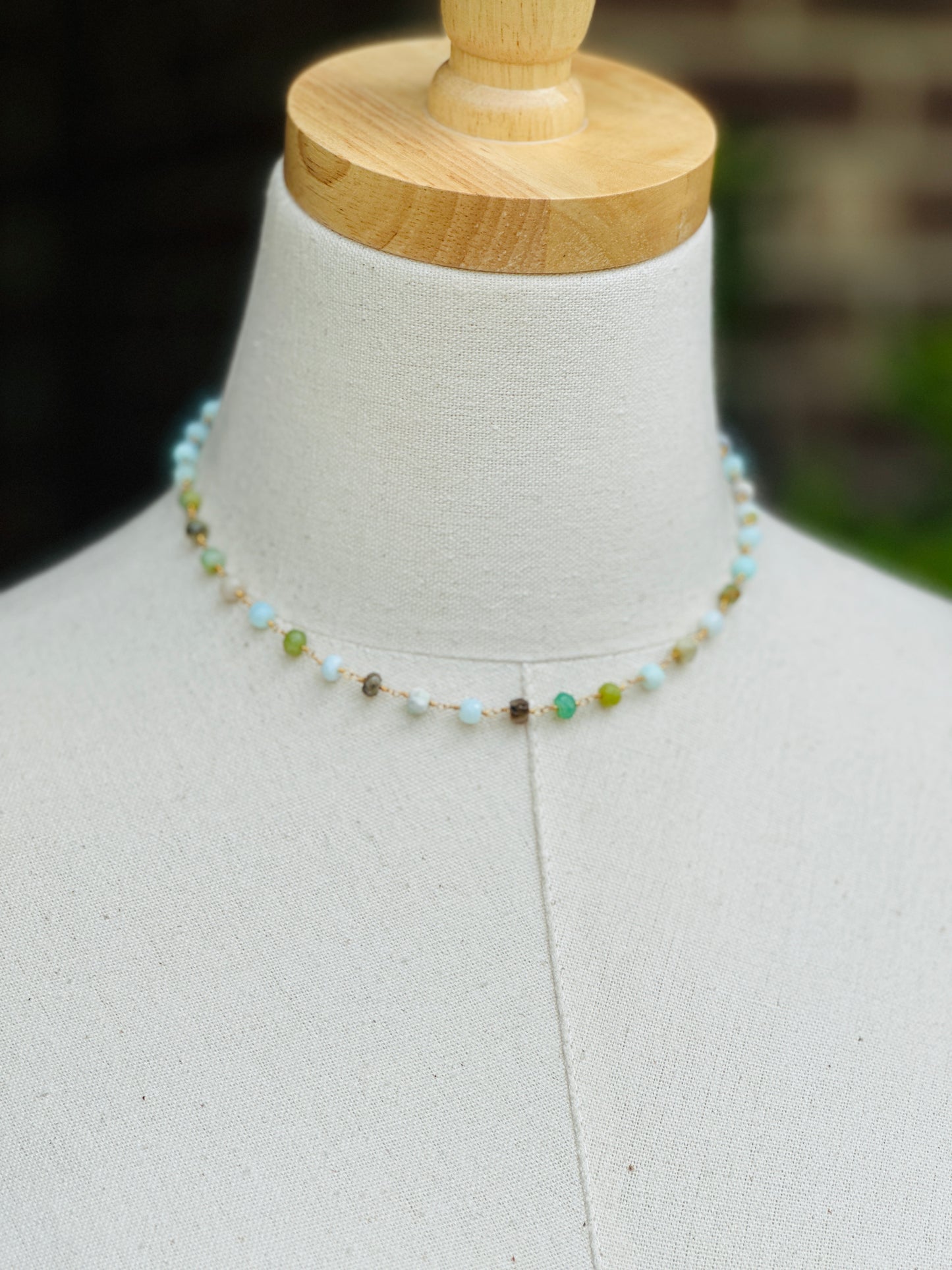 Peruvian Opal Choker