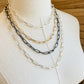 Dyan Necklace-Gunmetal