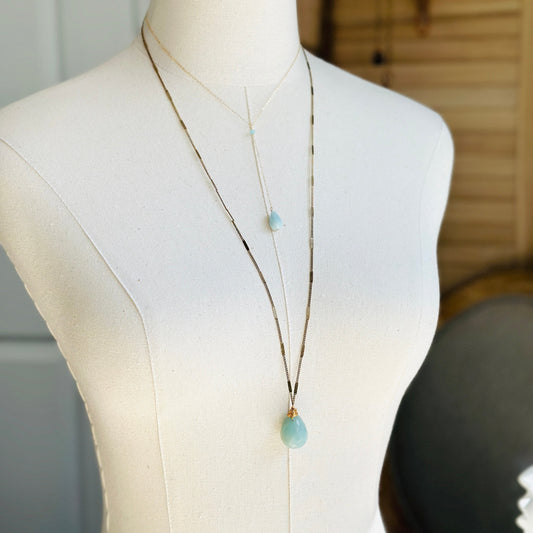 Zara Necklace - Amazonite