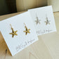 Starfish Earrings-Silver