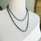 Dyan Necklace Handcrafted by BluEyed Horse in the USA on mannequin display