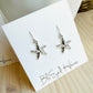 Starfish Earrings-Silver