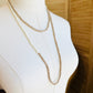 Beaded Wrap Necklace/Bracelet- Taupe Mix
