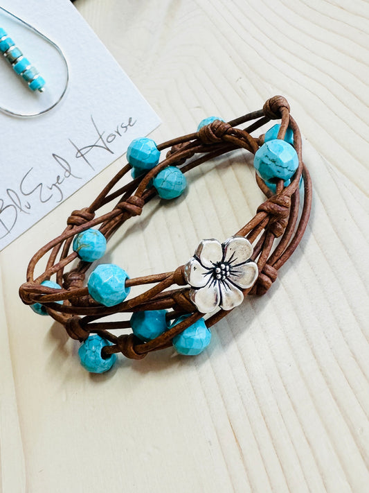 Logan Leather Wrap Bracelet