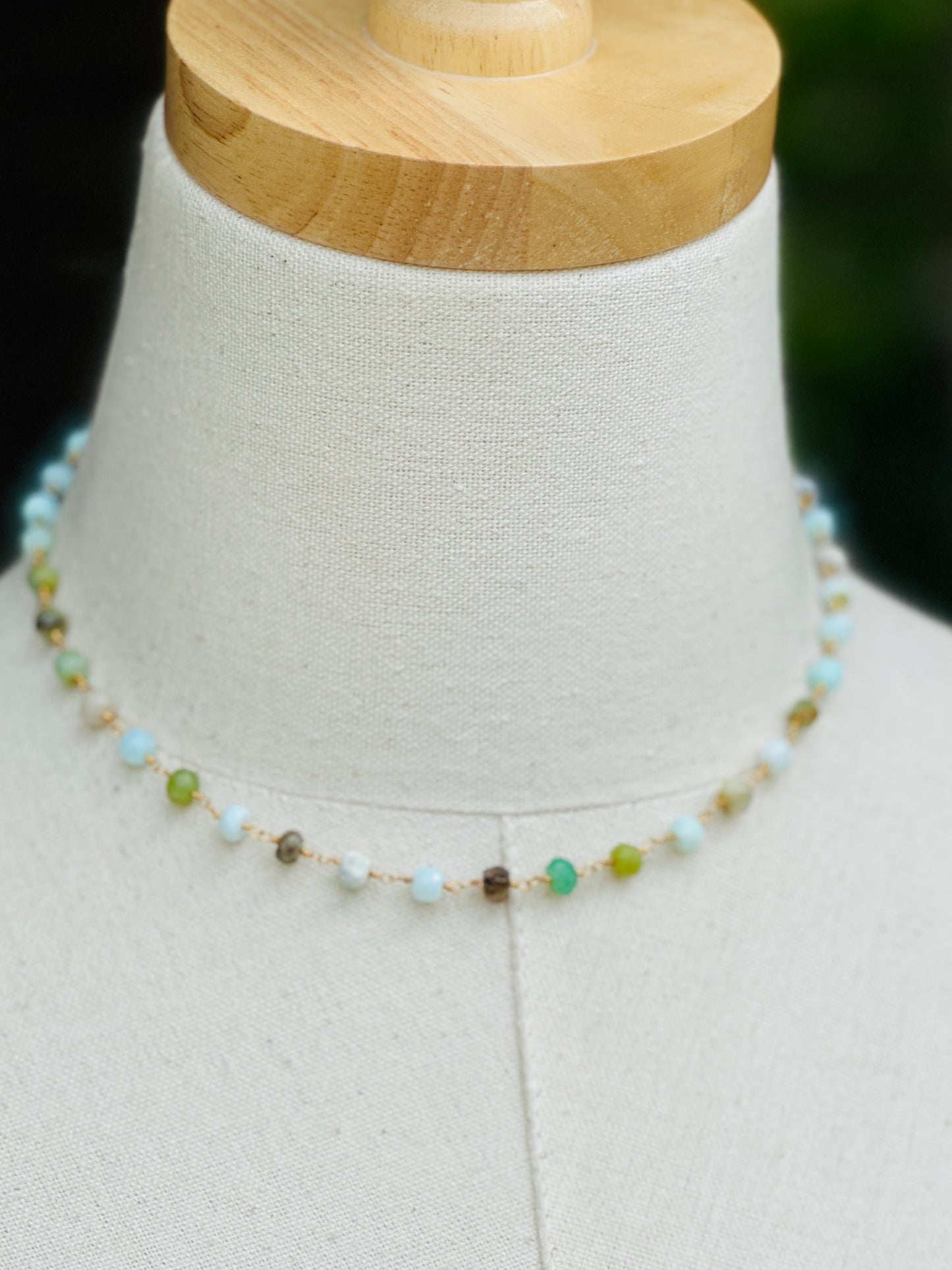 Peruvian Opal Choker