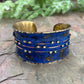 Midnight Blue Patina Cuff