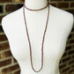 Beaded Wrap Necklace/Bracelet-Iridescent Plum