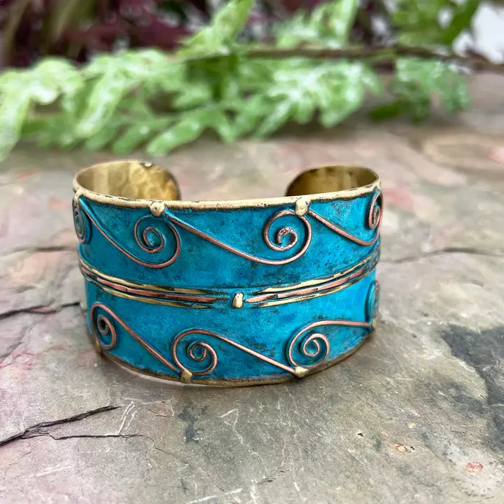 Turquoise Patina Cuff