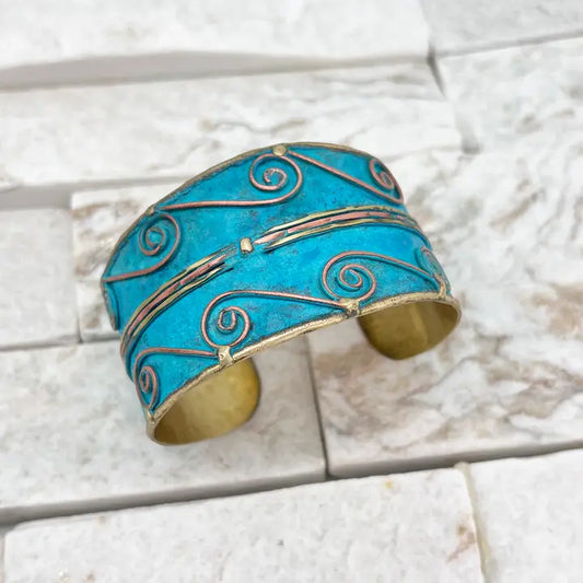 Turquoise Patina Cuff
