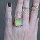 Gold Antique Glass Ring