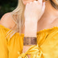 Handmade Mocha Spiral Cuff