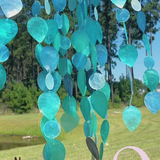 Video of Aruba Chimes hanging outside in wind