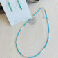 Video of Dakota Choker Handmade in the USA by BluEyed Horse with tear drop earrings and driftwood