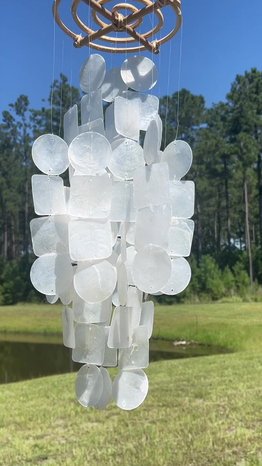Video of Ivory Chimes outside in the wind