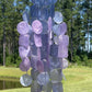 Orchid Capiz shell wind chime