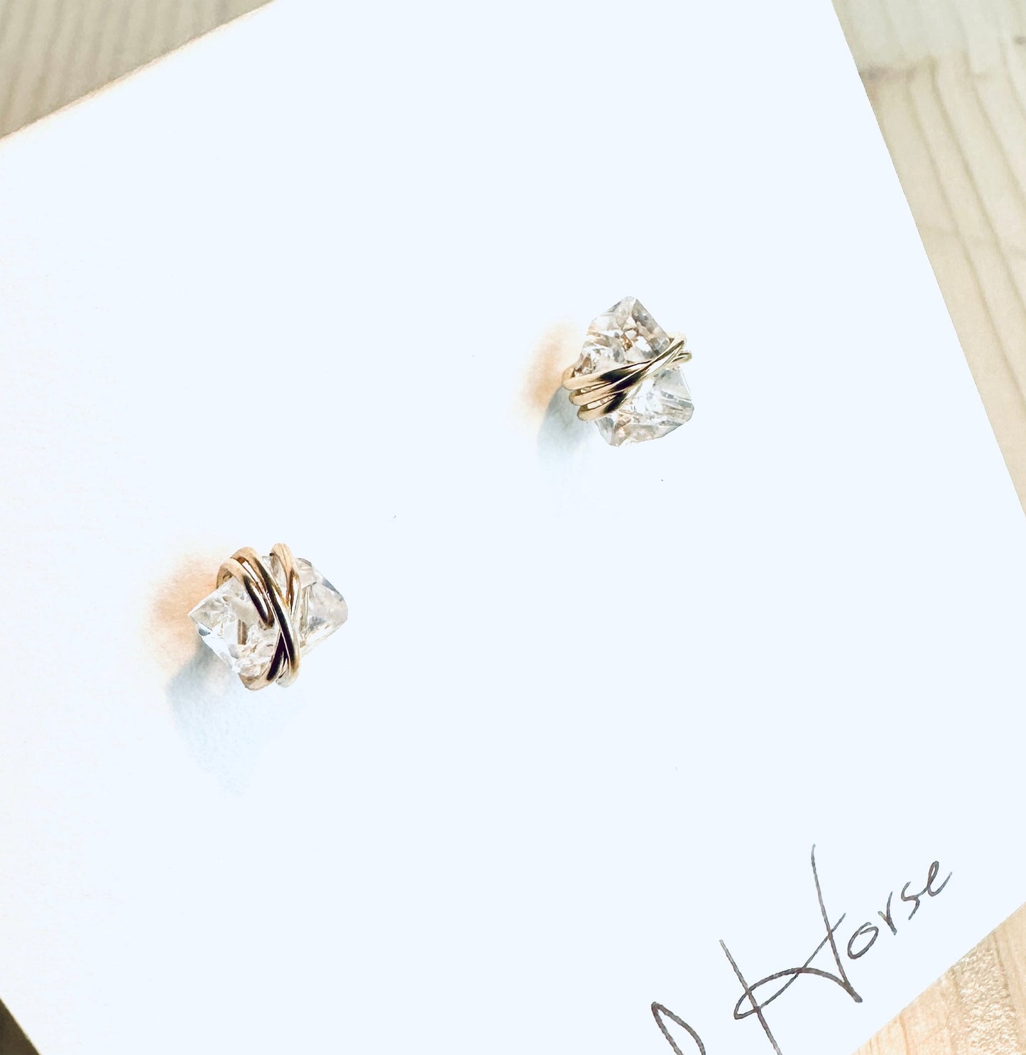 Herkimer Diamond Stud Earrings