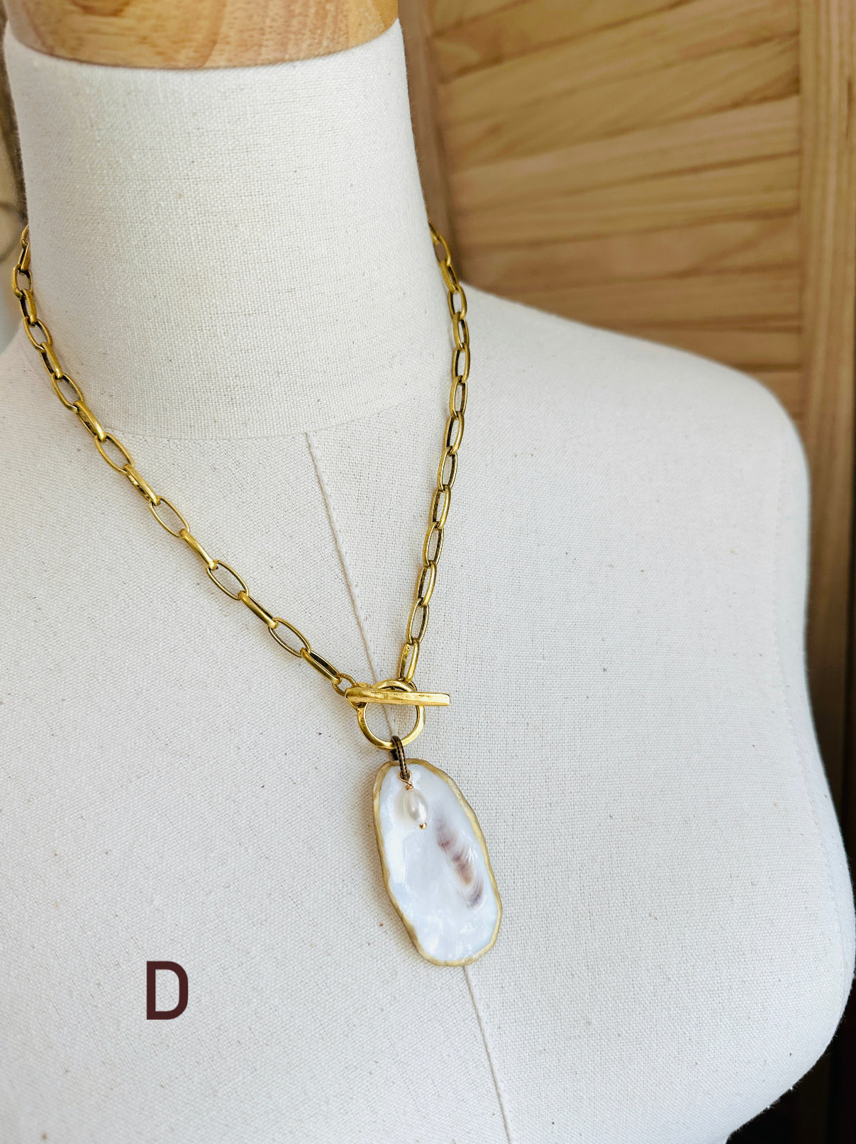 Charleston Oyster Shell Necklaces