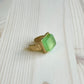 Gold Antique Glass Ring