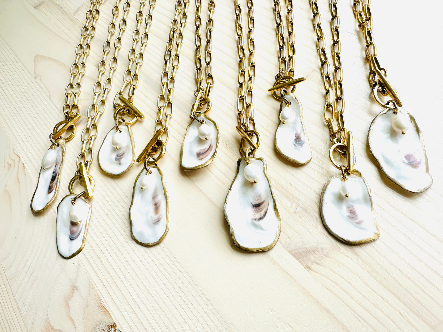 Charleston Oyster Shell Necklaces