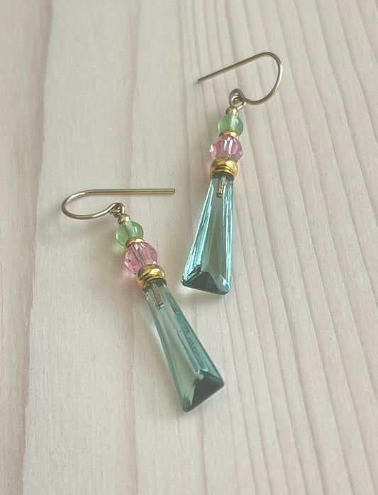 Garland Drop Earrings Handcrafted in the USA.  