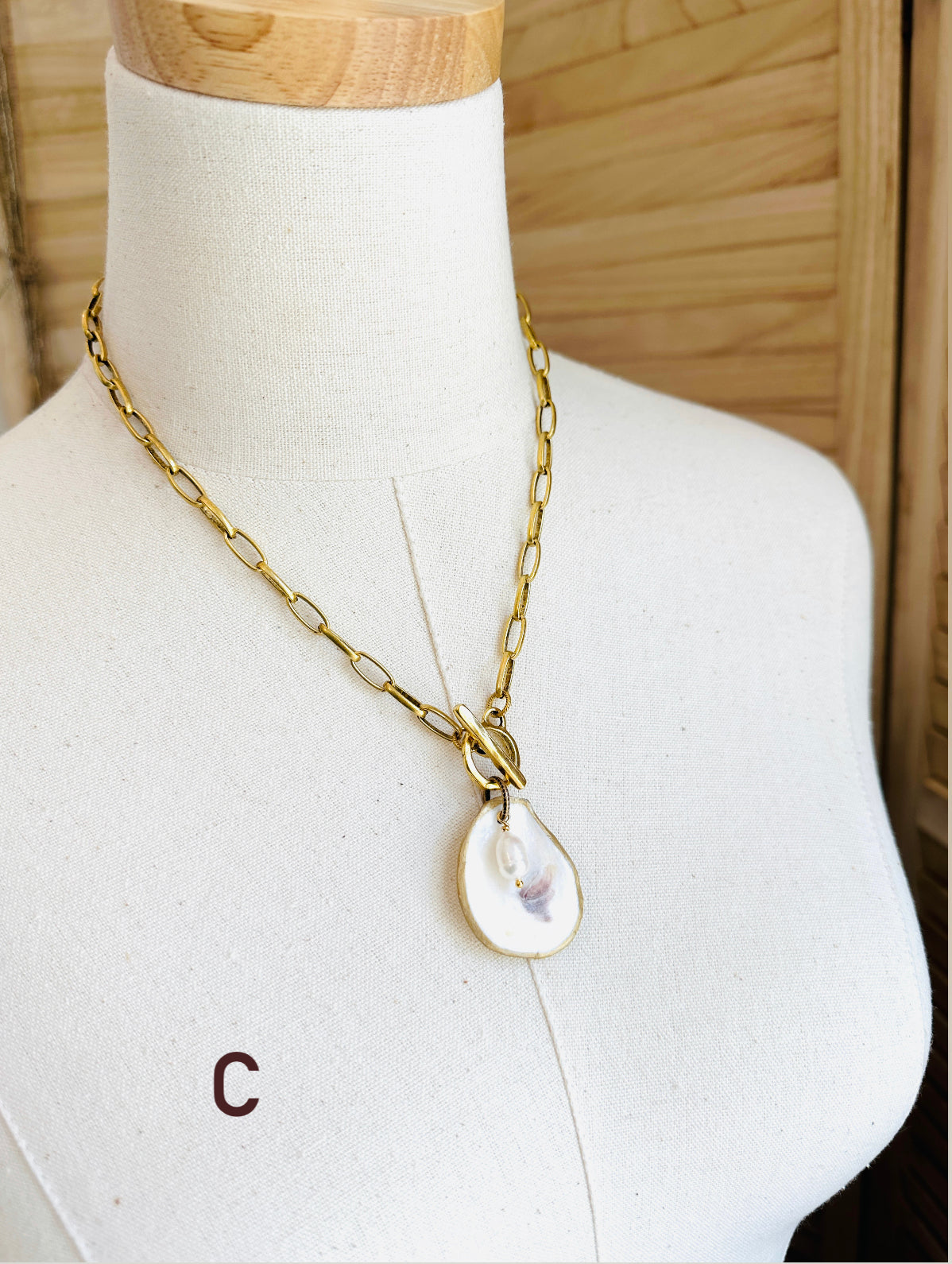 Charleston Oyster Shell Necklaces