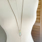 Gabby Necklace Handmade in the USA on mannequin display.
