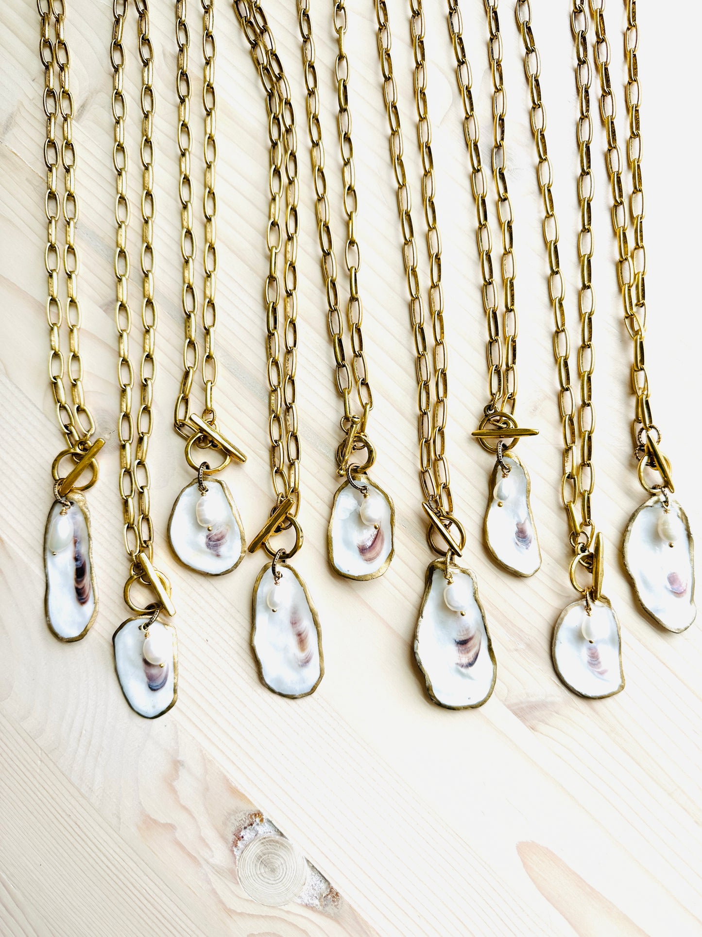 Charleston Oyster Shell Necklaces