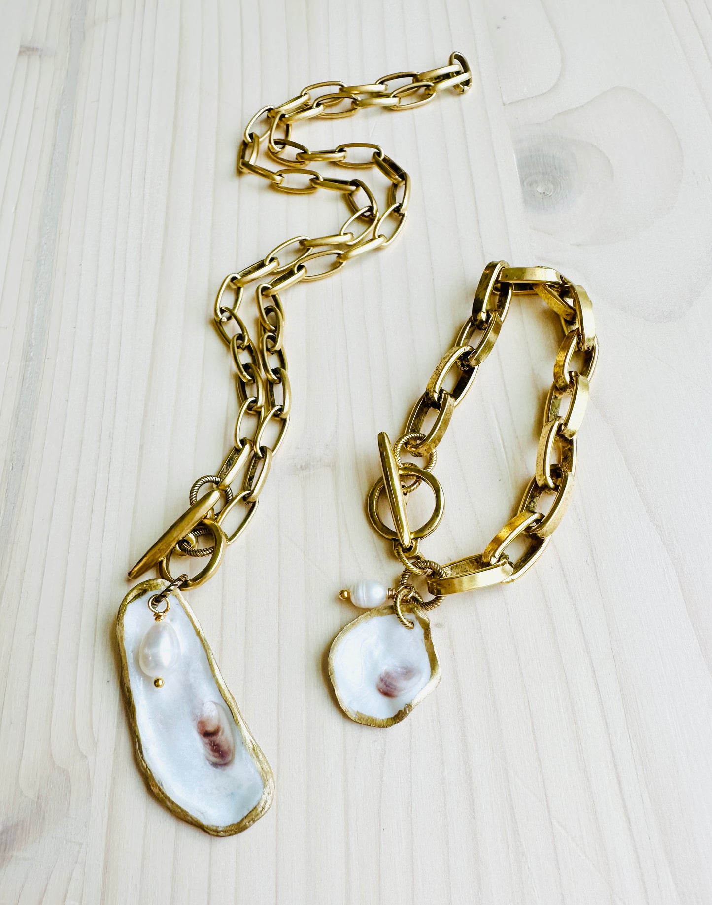 Charleston Oyster Shell Bracelet