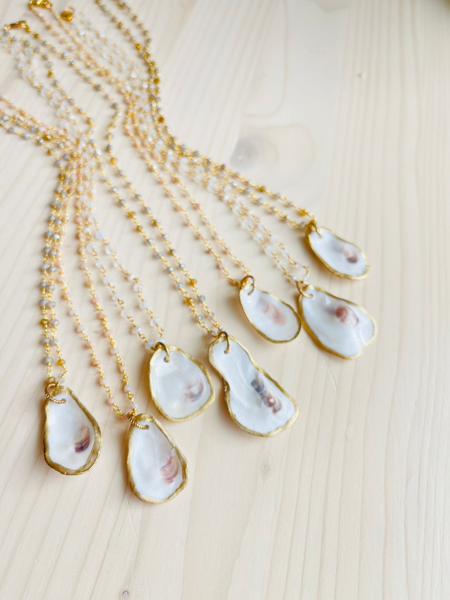 Petite Oyster Shell Necklaces