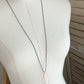 Morocco Necklace Handmade in the USA on mannequin display. 